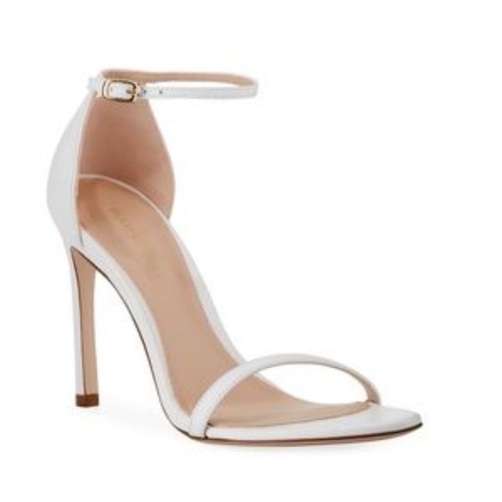 Stuart Weitzman Nudist White Size 6.5